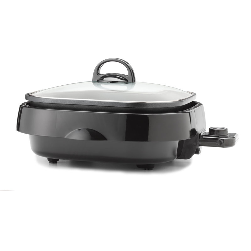 Aroma 3 Qt. 3in1 Grillet with Lid & Reviews Wayfair